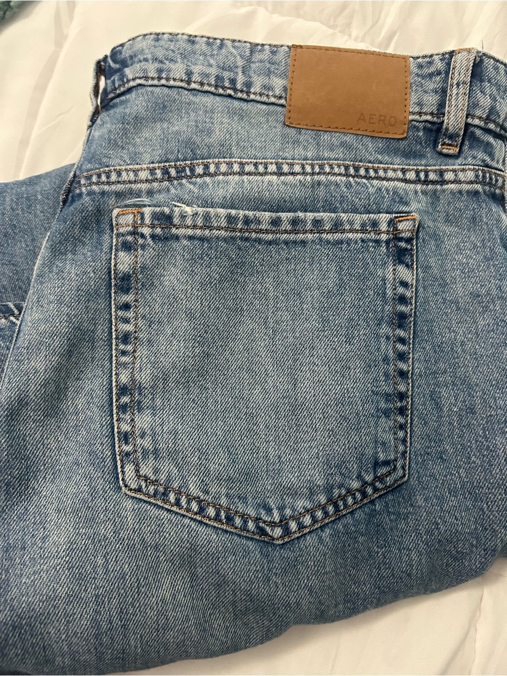 Aero Light Blue womens Jeans - baggie